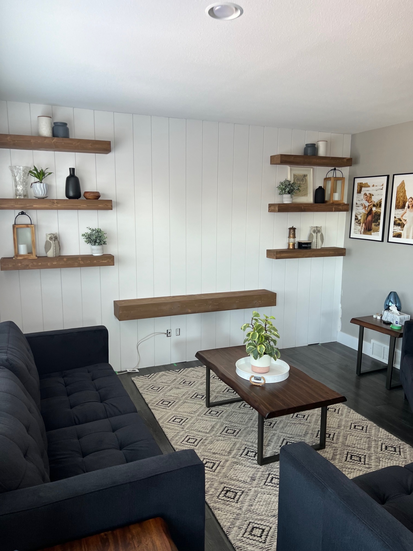 Custom Floating Wood Shelves Canada | Hidden Brackets | MantelShop